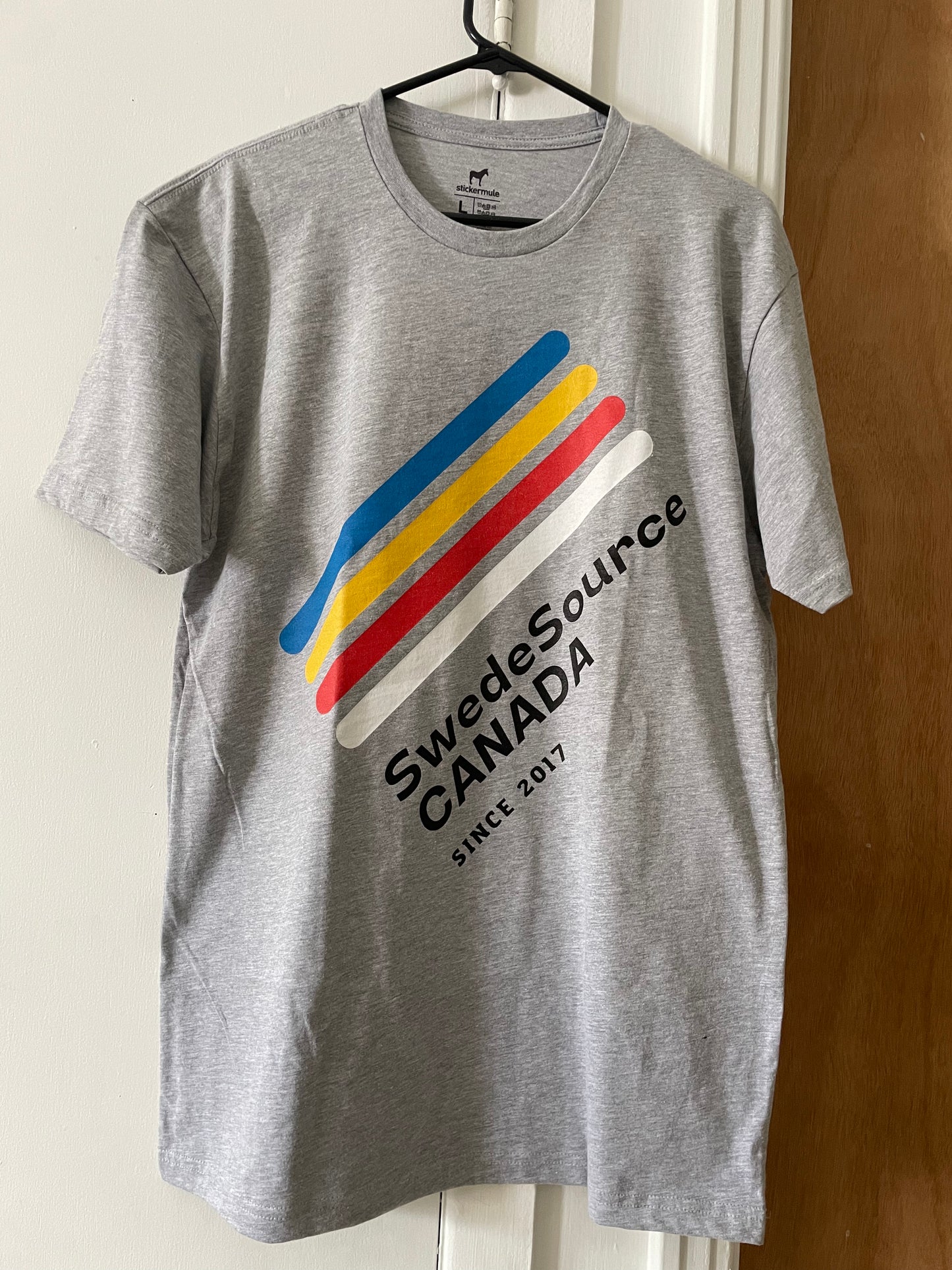 SwedeSource Canada Grey Full Logo Tee