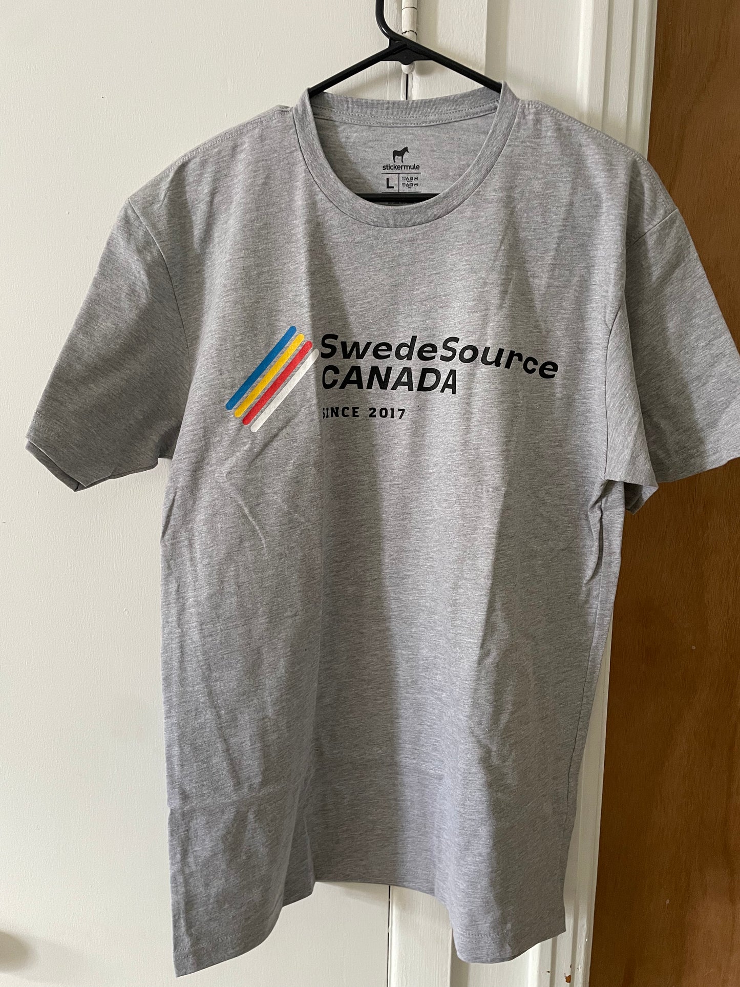 SwedeSource Canada Grey Logo Tee