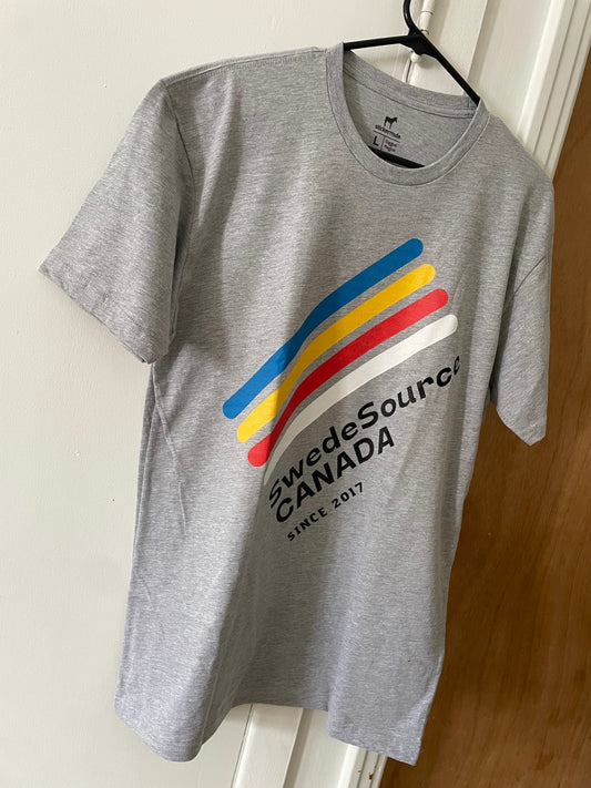 SwedeSource Canada Grey Full Logo Tee