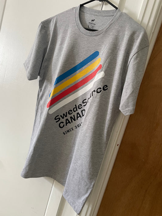 SwedeSource Canada Grey Full Logo Tee