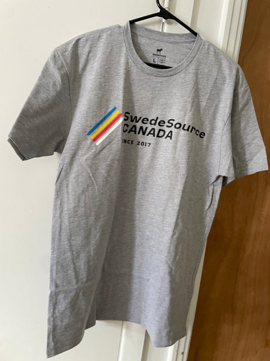 SwedeSource Canada Grey Logo Tee