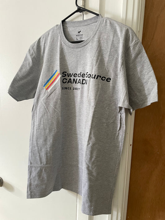 SwedeSource Canada Grey Logo Tee