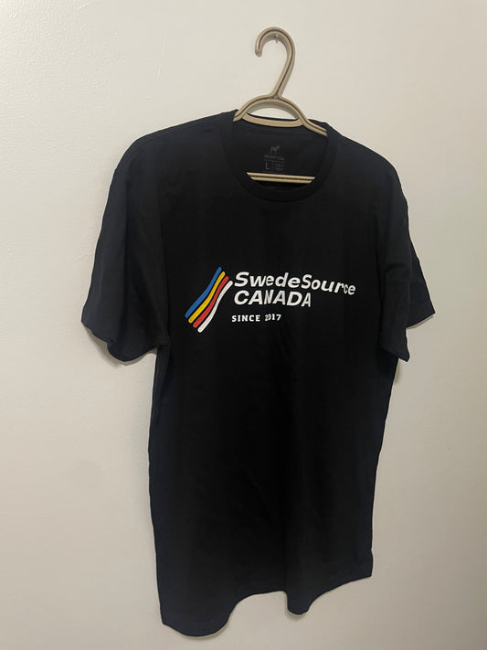 SwedeSource Canada Black Logo Tee